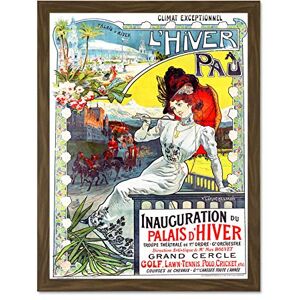 Wee Blue Coo Advert Exhibition Winter Palace Venue Sport Liesure Pau France Large Framed Art Print Poster Wall Decor 18x24 inch Wee Blue Coo Advert Exhibition Winter Palace Venue Sport Liesure Pau France Large Framed Art Print Poster Wall Decor 18x24 inch