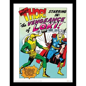 Pyramid Marvel Comics Thor Framed Print, Collector's Edition (Vengeance of Loki Design) 30cm x 40cm Official Merchandise Pyramid Marvel Comics Thor Framed Print, Collector's Edition (Vengeance of Loki Design) 30cm x 40cm Official Merchandise