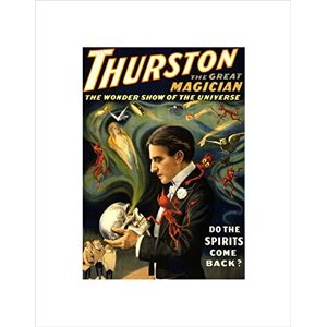 Wee Blue Coo Theatre Stage Vaudeville Magician Thurston Spirit Wall Art Print Wee Blue Coo Theatre Stage Vaudeville Magician Thurston Spirit Wall Art Print