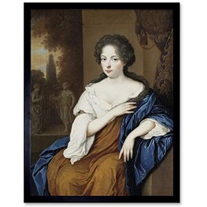 Artery8 Van Haensbergen Portrait Of A Woman Painting Art Print Framed Poster Wall Decor 12x16 inch Artery8 Van Haensbergen Portrait Of A Woman Painting Art Print Framed Poster Wall Decor 12x16 inch