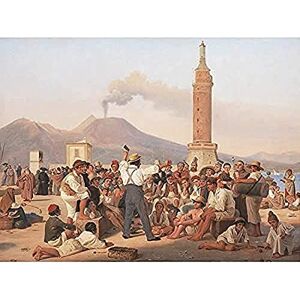 Fine Art Prints Hansen Reciting Orlando Furioso Molo Naples Painting Art Print Canvas Premium Wall Decor Poster Mural Fine Art Prints Hansen Reciting Orlando Furioso Molo Naples Painting Art Print Canvas Premium Wall Decor Poster Mural