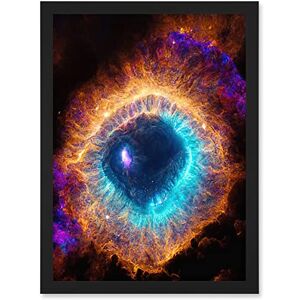 Doppelganger33 LTD The Eye Of God Photorealistic Vibrant Luminescent Space Nebula Artwork Framed Wall Art Print A4 Doppelganger33 LTD The Eye Of God Photorealistic Vibrant Luminescent Space Nebula Artwork Framed Wall Art Print A4