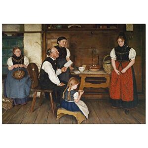 Wee Blue Coo Painting Interior Study Erdmann The Letter Wall Art Print Wee Blue Coo Painting Interior Study Erdmann The Letter Wall Art Print