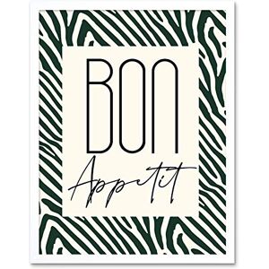 Wee Blue Coo Kitchen Zebra Bon Appetit Typography Art Print Framed Poster Wall Decor 12x16 inch Wee Blue Coo Kitchen Zebra Bon Appetit Typography Art Print Framed Poster Wall Decor 12x16 inch