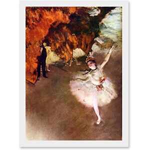 Artery8 Painting Degas Prima Ballerina Ballet Dancer Old Master Artwork Framed Wall Art Print A4 Artery8 Painting Degas Prima Ballerina Ballet Dancer Old Master Artwork Framed Wall Art Print A4