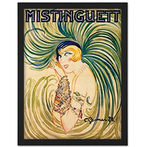 Fine Art Prints Gesmar Singer Mistinguett Stage Show Advert Large Framed Art Print Poster Wall Decor 18x24 in Fine Art Prints Gesmar Singer Mistinguett Stage Show Advert Large Framed Art Print Poster Wall Decor 18x24 in