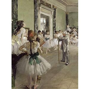 Fine Art Prints Edgar Degas The Ballet Class Large Wall Art Print Canvas Premium Poster Mural, 18 x 24 inches Fine Art Prints Edgar Degas The Ballet Class Large Wall Art Print Canvas Premium Poster Mural, 18 x 24 inches