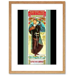 Wee Blue Coo 9x7 '' VINTAGE MUCHA HAMLET NOUVEAU SHAKESPEARE FRAMED ART PRINT F97X1702 Wee Blue Coo 9x7 '' VINTAGE MUCHA HAMLET NOUVEAU SHAKESPEARE FRAMED ART PRINT F97X1702