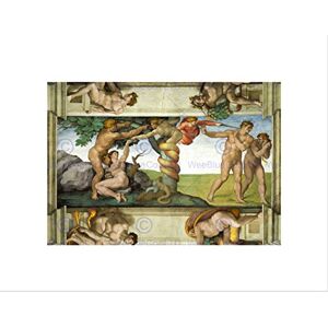 Wee Blue Coo Michelangelo Expulsion From Paradise Old Master Wall Art Print Wee Blue Coo Michelangelo Expulsion From Paradise Old Master Wall Art Print