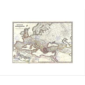 Wee Blue Coo 1865 Spruner Map The Roman Empire Under Constantine Vintage Art Wall Art Print Wee Blue Coo 1865 Spruner Map The Roman Empire Under Constantine Vintage Art Wall Art Print