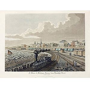 Fine Art Prints Varin View Michigan Avenue Randolph Street Painting Unframed Wall Art Print Poster Home Decor Premium Fine Art Prints Varin View Michigan Avenue Randolph Street Painting Unframed Wall Art Print Poster Home Decor Premium