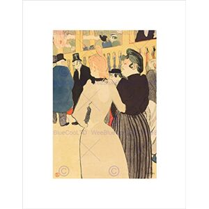 Wee Blue Coo Toulouse Lautrec French Moulin Rouge Goulue Sister Artwork Wall Art Print Wee Blue Coo Toulouse Lautrec French Moulin Rouge Goulue Sister Artwork Wall Art Print