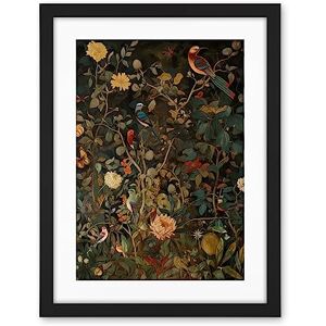 Artery8 Audubon Style Birds in Spring Flower Field Modern Artwork Framed Wall Art Print 18X24 Inch Artery8 Audubon Style Birds in Spring Flower Field Modern Artwork Framed Wall Art Print 18X24 Inch