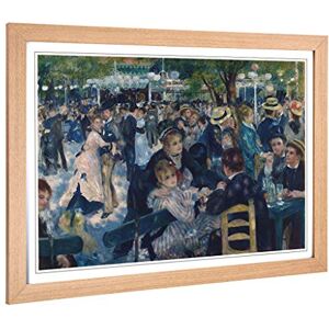 Big Box Art Framed Print of Pierre-Auguste Renoir Dance at The Moulin Rouge Design Wall Art Picture Home Decor for Kitchen, Living Room, Bedroom, Hallway, Oak, A2 / 24.5x18 Inch / 62x45cm Big Box Art Framed Print of Pierre-Auguste Renoir Dance at The Moulin Rouge Design Wall Art Picture Home Decor for Kitchen, Living Room, Bedroom, Hallway, Oak, A2 / 24.5x18 Inch / 62x45cm
