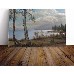 Big Box Art Canvas Print Wall Art Albert Bierstadt Summer Lake Landscape Mounted & Stretched Box Frame Picture Home Decor for Kitchen, Living Room, Bedroom, Hallway, Multi-Colour, 24x16 Inch Big Box Art Canvas Print Wall Art Albert Bierstadt Summer Lake Landscape Mounted & Stretched Box Frame Picture Home Decor for Kitchen, Living Room, Bedroom, Hallway, Multi-Colour, 24x16 Inch