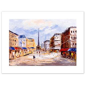Fine Art Prints European Cityscape Painting Art Print Canvas Premium Wall Decor Poster Fine Art Prints European Cityscape Painting Art Print Canvas Premium Wall Decor Poster