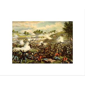 Wee Blue Coo WAR AMERICAN CIVIL BATTLE BULL RUN USA NEW BLACK FRAMED ART PRINT B12X11960 Wee Blue Coo WAR AMERICAN CIVIL BATTLE BULL RUN USA NEW BLACK FRAMED ART PRINT B12X11960