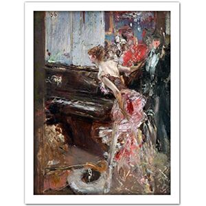 Artery8 Giovanni Boldini Recital C1884 Painting Artwork Framed Wall Art Print 18X24 Inch Artery8 Giovanni Boldini Recital C1884 Painting Artwork Framed Wall Art Print 18X24 Inch