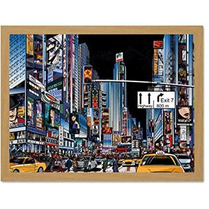 Fine Art Prints New York Illustration Modern Graphic Large Framed Art Print Wall Poster 18x24 inch Fine Art Prints New York Illustration Modern Graphic Large Framed Art Print Wall Poster 18x24 inch