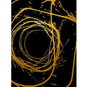 Artery8 Gold Effect Yellow Black Paint Splat Wire Abstract Large Wall Art Poster Print Thick Paper 18X24 Inch Artery8 Gold Effect Yellow Black Paint Splat Wire Abstract Large Wall Art Poster Print Thick Paper 18X24 Inch