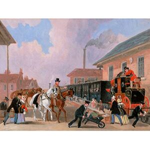 Fine Art Prints Pollard Louth London Royal Mail Coach Painting Large Wall Art Poster Print Thick Paper 18X24 Inch Fine Art Prints Pollard Louth London Royal Mail Coach Painting Large Wall Art Poster Print Thick Paper 18X24 Inch