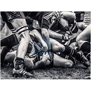 Wee Blue Coo Photo Sport Rugby Football Close Up Scrum Players Ball Game Canvas Print Wee Blue Coo Photo Sport Rugby Football Close Up Scrum Players Ball Game Canvas Print