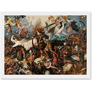 Artery8 Pieter Bruegel The Elder The Fall Of The Rebel Angels Painting Artwork Framed Wall Art Print A4 Artery8 Pieter Bruegel The Elder The Fall Of The Rebel Angels Painting Artwork Framed Wall Art Print A4