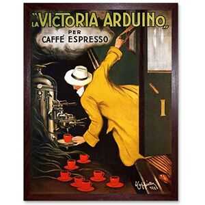 Artery8 Cappiello 1922 Advert Coffee Victoria Arduino Art Print Framed Poster Wall Decor 12x16 inch Artery8 Cappiello 1922 Advert Coffee Victoria Arduino Art Print Framed Poster Wall Decor 12x16 inch