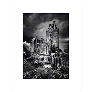 Wee Blue Coo PHOTOGRAPH LANDMARK EILEAN DONAN CASTLE KYLE SCOTLAND FRAMED ART PRINT B12X13661 Wee Blue Coo PHOTOGRAPH LANDMARK EILEAN DONAN CASTLE KYLE SCOTLAND FRAMED ART PRINT B12X13661