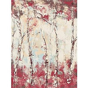 Wee Blue Coo Birch Trees Abstract Painting Art Print Canvas Premium Wall Decor Poster Wee Blue Coo Birch Trees Abstract Painting Art Print Canvas Premium Wall Decor Poster