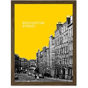 Wee Blue Coo Edinburgh Broughton Street Yellow 18x24 Large Framed Art Print Poster Wall Decor 18x24 inch Wee Blue Coo Edinburgh Broughton Street Yellow 18x24 Large Framed Art Print Poster Wall Decor 18x24 inch