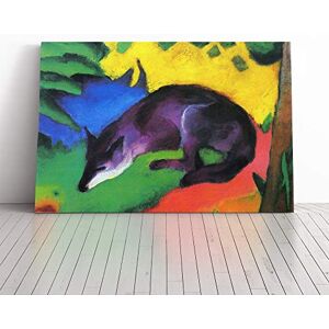 Big Box Art Franz Marc The Wolf Canvas Print Gallery Wrapped 30mm Frame Wall Art 30x20 inches Ready to Hang Modern Animals Picture Living Room Bedroom Lounge Office Big Box Art Franz Marc The Wolf Canvas Print Gallery Wrapped 30mm Frame Wall Art 30x20 inches Ready to Hang Modern Animals Picture Living Room Bedroom Lounge Office