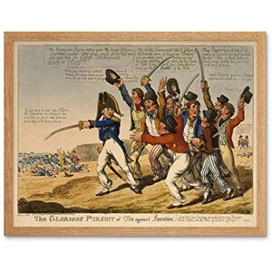 Wee Blue Coo Painting Drawing Satire Nelson Napoleonic War UK Art Print Framed Poster Wall Decor 12X16 Inch Wee Blue Coo Painting Drawing Satire Nelson Napoleonic War UK Art Print Framed Poster Wall Decor 12X16 Inch