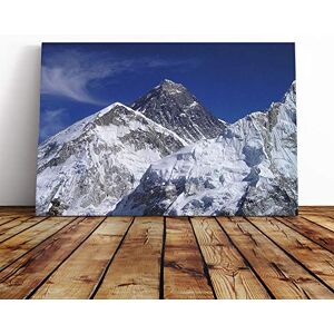 Big Box Art Canvas Print Wall Art Landscape Everest Mountain (4) Mounted & Stretched Box Frame Picture Home Decor for Kitchen, Living Room, Bedroom, Hallway, Multi-Colour, 24x16 Inch Big Box Art Canvas Print Wall Art Landscape Everest Mountain (4) Mounted & Stretched Box Frame Picture Home Decor for Kitchen, Living Room, Bedroom, Hallway, Multi-Colour, 24x16 Inch