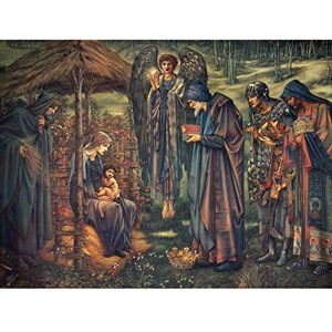 Artery8 Burne Jones Star Of Bethlehem Religious Painting Premium Wall Art Canvas Print 18X24 Inch Artery8 Burne Jones Star Of Bethlehem Religious Painting Premium Wall Art Canvas Print 18X24 Inch