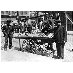 Wee Blue Coo Vintage Photo Italian Street New York 1908 History Wall Art Print Wee Blue Coo Vintage Photo Italian Street New York 1908 History Wall Art Print