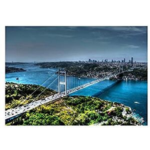 Wee Blue Coo Photo Cityscape Istanbul Turkey Bridge River Cool Wall Art Print Wee Blue Coo Photo Cityscape Istanbul Turkey Bridge River Cool Wall Art Print