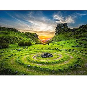 Wee Blue Coo Fairy Glen Sunset Skye Scotland Unframed Wall Art Print Poster Home Decor Wee Blue Coo Fairy Glen Sunset Skye Scotland Unframed Wall Art Print Poster Home Decor