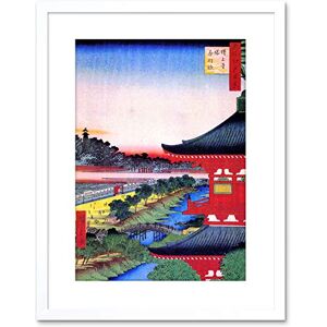 Wee Blue Coo PAINTING JAPANESE WOODBLOCK VIEW PAGODA RED FRAMED PRINT F97X4824 Wee Blue Coo PAINTING JAPANESE WOODBLOCK VIEW PAGODA RED FRAMED PRINT F97X4824