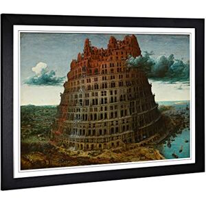 Big Box Art Framed Print of Pieter Bruegel The Elder The Tower of Babel Design Wall Art Picture Home Decor for Kitchen, Living Room, Bedroom, Hallway, Black, A2 / 24.5x18 Inch / 62x45cm Big Box Art Framed Print of Pieter Bruegel The Elder The Tower of Babel Design Wall Art Picture Home Decor for Kitchen, Living Room, Bedroom, Hallway, Black, A2 / 24.5x18 Inch / 62x45cm