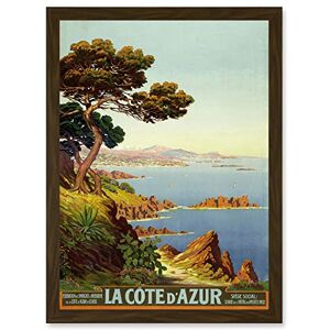 Artery8 De Tanguy La Cote D Azur France Travel Advert Artwork Framed Wall Art Print A4 Artery8 De Tanguy La Cote D Azur France Travel Advert Artwork Framed Wall Art Print A4