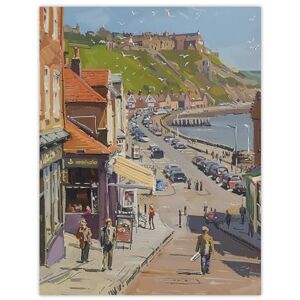 Artery8 Vintage Scarborough Yorkshire Coastal Road Living Room Extra Large XL Wall Art Poster Print Artery8 Vintage Scarborough Yorkshire Coastal Road Living Room Extra Large XL Wall Art Poster Print