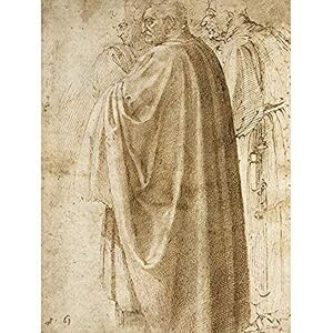 Fine Art Prints Michelangelo Buonarroti Three Standing Men Wide Cloaks Art Print Canvas Premium Wall Decor Poster Mural Fine Art Prints Michelangelo Buonarroti Three Standing Men Wide Cloaks Art Print Canvas Premium Wall Decor Poster Mural