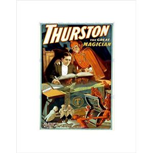 Wee Blue Coo Thurston The Magician Vintage Advert Picture Wall Art Print Wee Blue Coo Thurston The Magician Vintage Advert Picture Wall Art Print