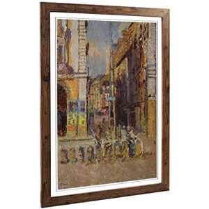 Big Box Art Framed Print of Walter Sickert Study for The Elephant Design Wall Art Picture Home Decor for Kitchen, Living Room, Bedroom, Hallway, Walnut, A2 / 24.5x18 Inch / 62x45cm Big Box Art Framed Print of Walter Sickert Study for The Elephant Design Wall Art Picture Home Decor for Kitchen, Living Room, Bedroom, Hallway, Walnut, A2 / 24.5x18 Inch / 62x45cm