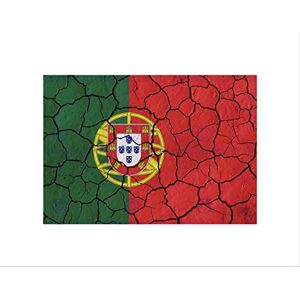 Wee Blue Coo Abstract Flag Cracked Concrete Portugal Portuguese Crest Wall Art Print Wee Blue Coo Abstract Flag Cracked Concrete Portugal Portuguese Crest Wall Art Print
