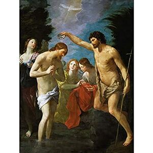 Fine Art Prints Reni Taufe Christus biblische Malerei Kunstdruck Leinwand Premium Wanddekor Poster Wandbild Fine Art Prints Reni Taufe Christus biblische Malerei Kunstdruck Leinwand Premium Wanddekor Poster Wandbild