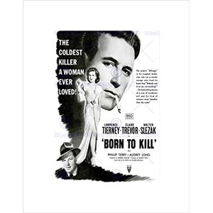Wee Blue Coo Movie Film Born To Kill Noir Crime Drama Tierney Trevor Wall Art Print Wee Blue Coo Movie Film Born To Kill Noir Crime Drama Tierney Trevor Wall Art Print