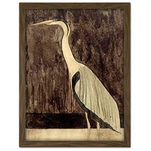 Artery8 Mesquita Heron Bird Animal Nature Drawing Artwork Framed Wall Art Print 18X24 Inch Artery8 Mesquita Heron Bird Animal Nature Drawing Artwork Framed Wall Art Print 18X24 Inch