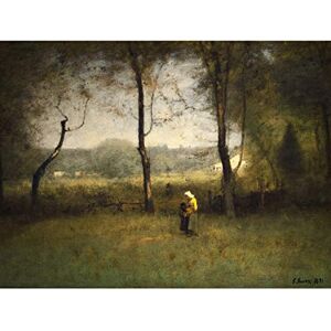 Artery8 Inness Wood Gatherers An Autumn Afternoon 1891 Painting Premium Wall Art Canvas Print 18X24 Inch Artery8 Inness Wood Gatherers An Autumn Afternoon 1891 Painting Premium Wall Art Canvas Print 18X24 Inch
